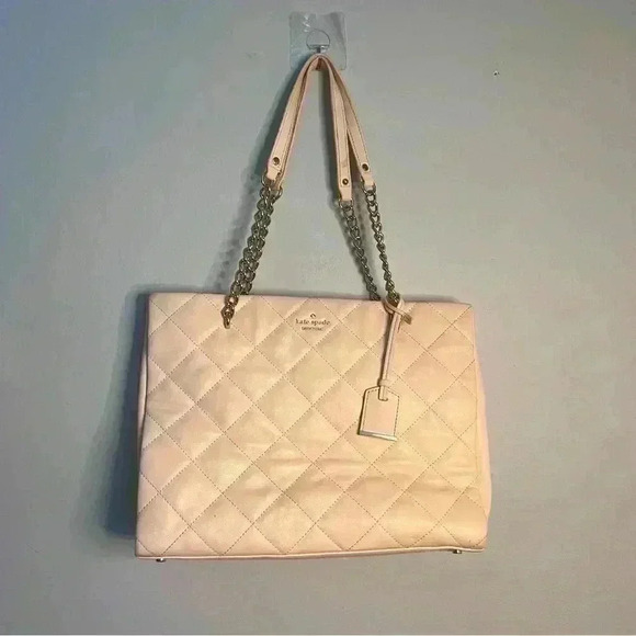 kate spade Handbags - Kate Spade Light Pink 'Emerson Place' Quilted Leather Shoulder Bag | Pre Loved |